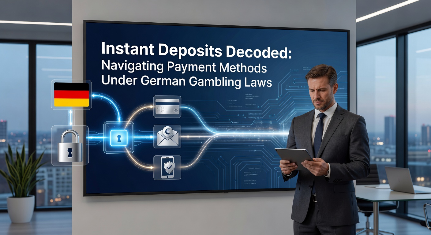 Grafik mit Symbolen für schnelle Zahlungen wie Blitz und Euro-Symbol in einem Casino-Kontext