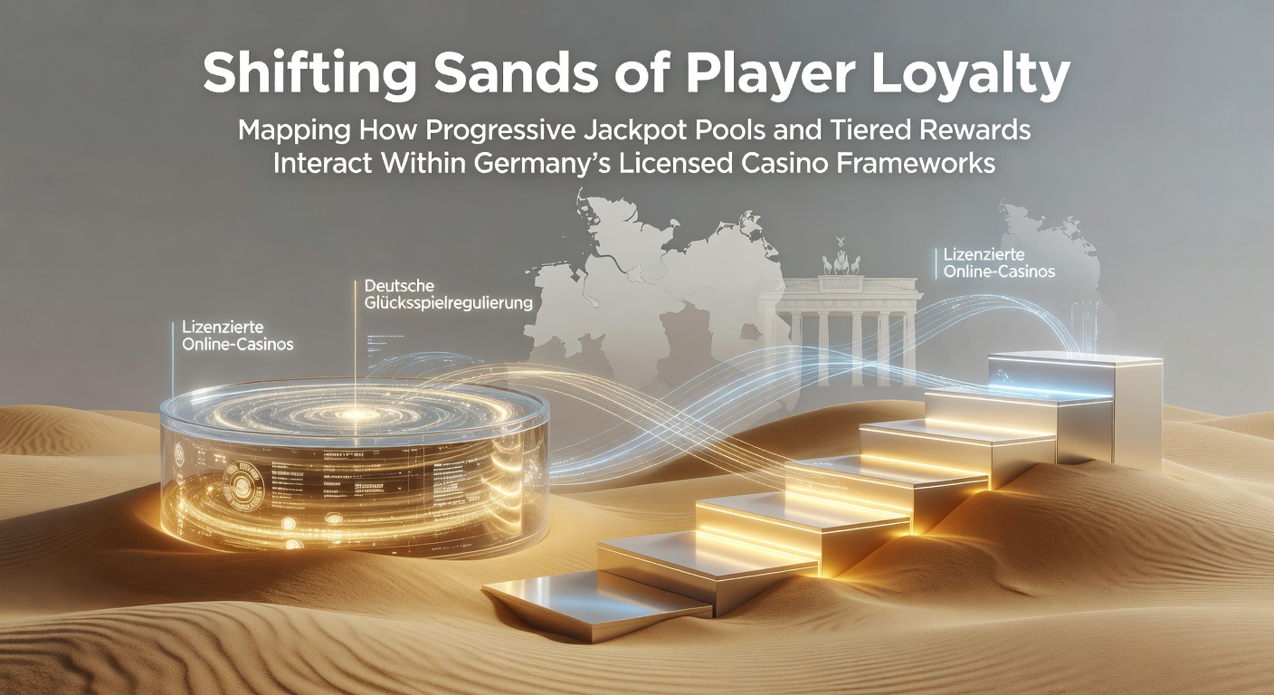Illustration der Interaktion zwischen progressiven Jackpot-Pools und gestuften Belohnungssystemen in regulierten deutschen Online-Casinos
