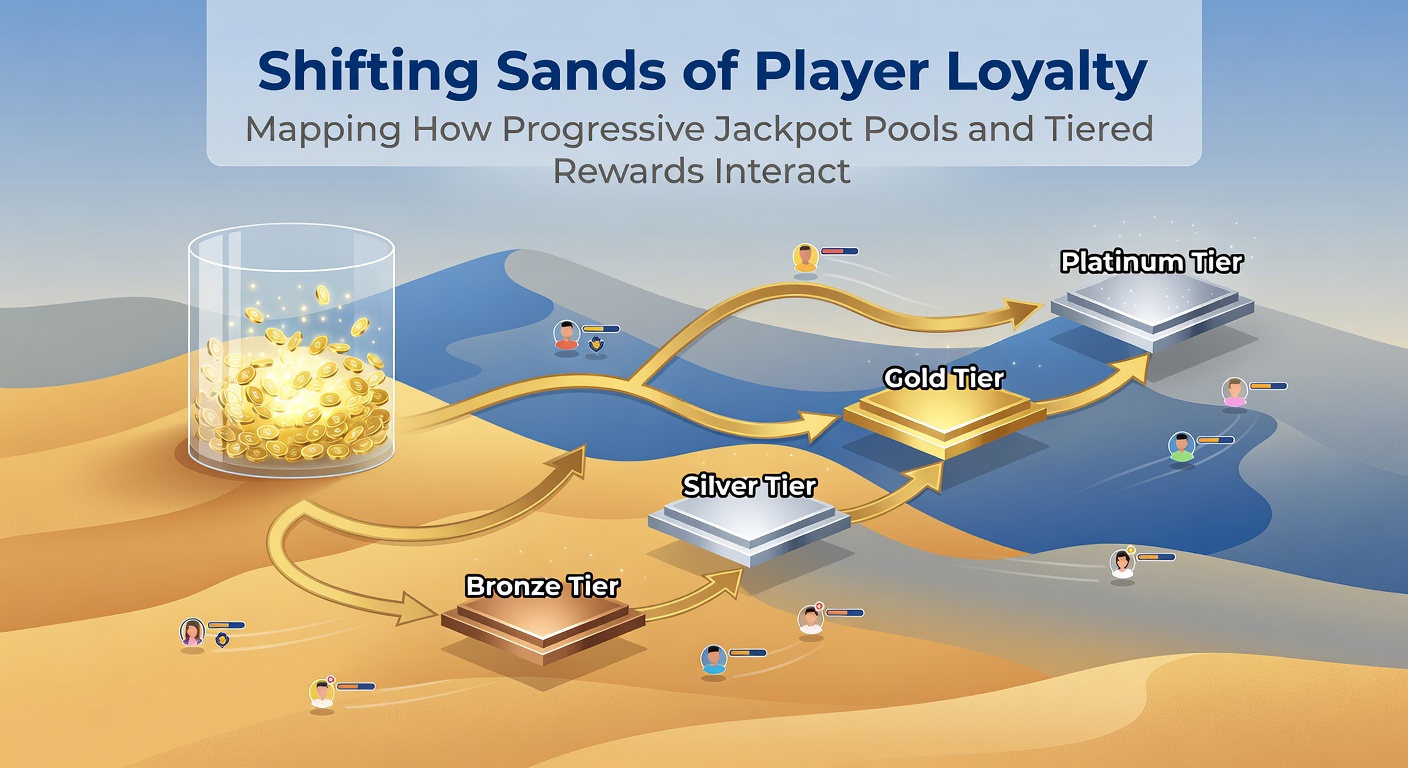 Diagramm zur Verteilung von Jackpot-Beiträgen und gestuften Vorteilen in deutschen lizenzierten Casinos
